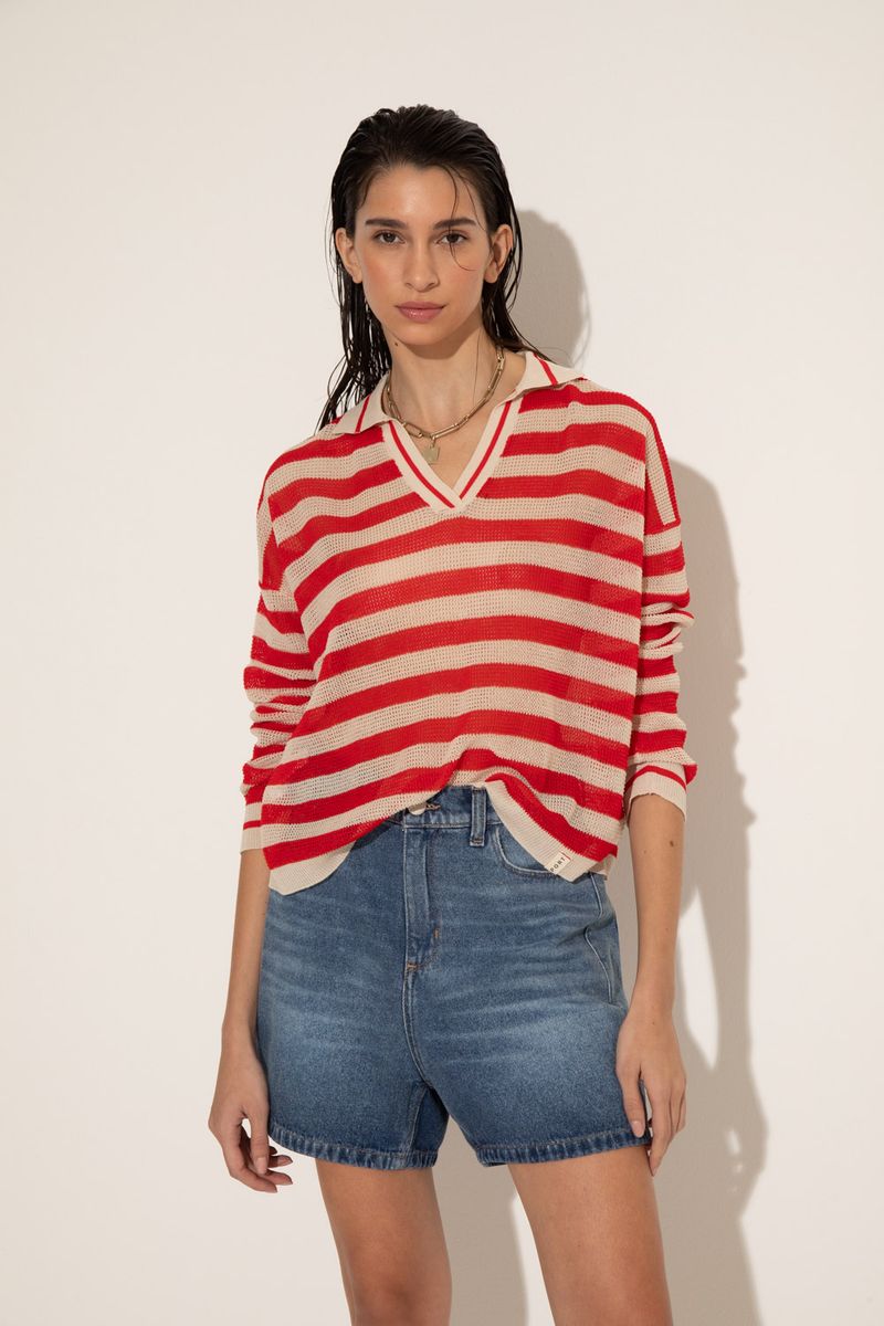 BUZO KNITTED STRIPES TERRENOVA