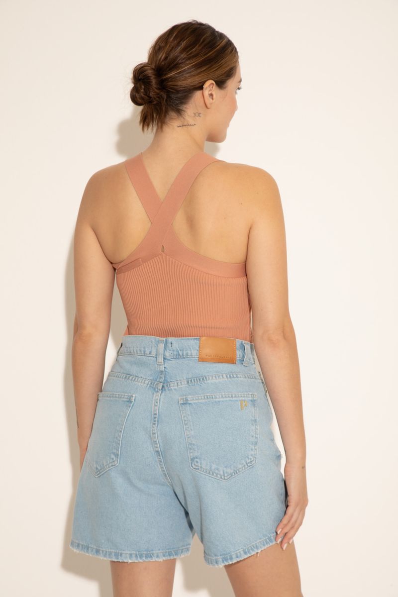 TOP KNITTED HALTER MOROCCO