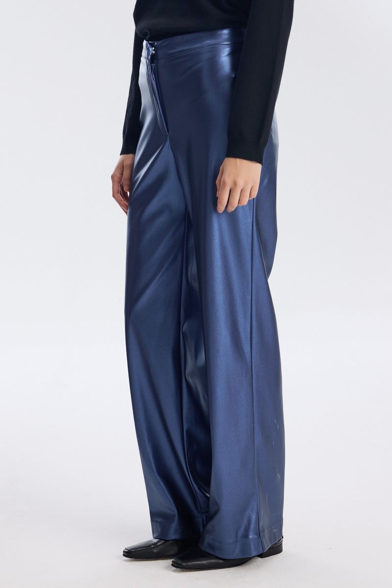 PANTALON VEGAN LEATHER METALIZADO IDOL