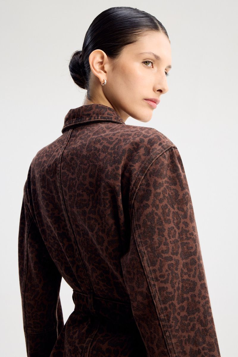 CAMISA OVER ANIMAL PRINT