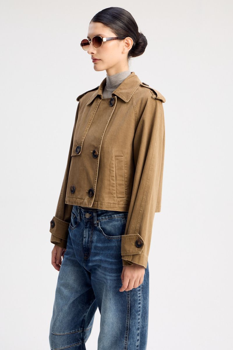 TRENCH CROP VINTAGE