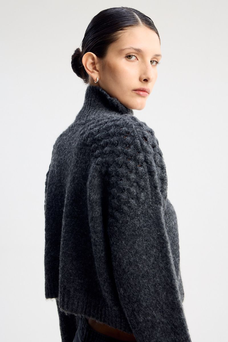 POLERA CROP SNOW