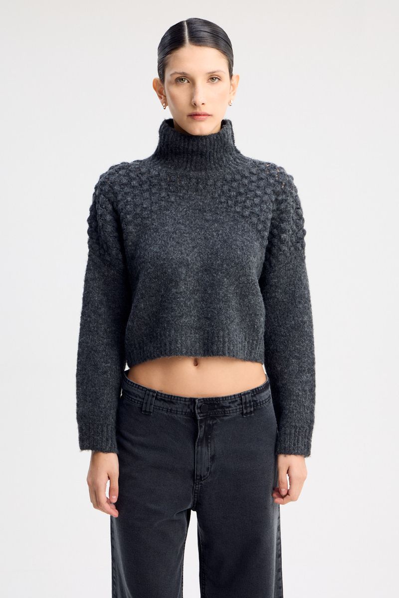 POLERA CROP SNOW