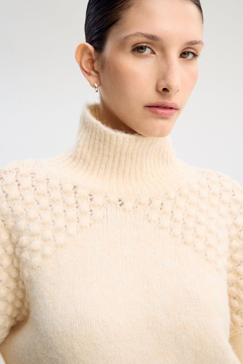POLERA CROP SNOW