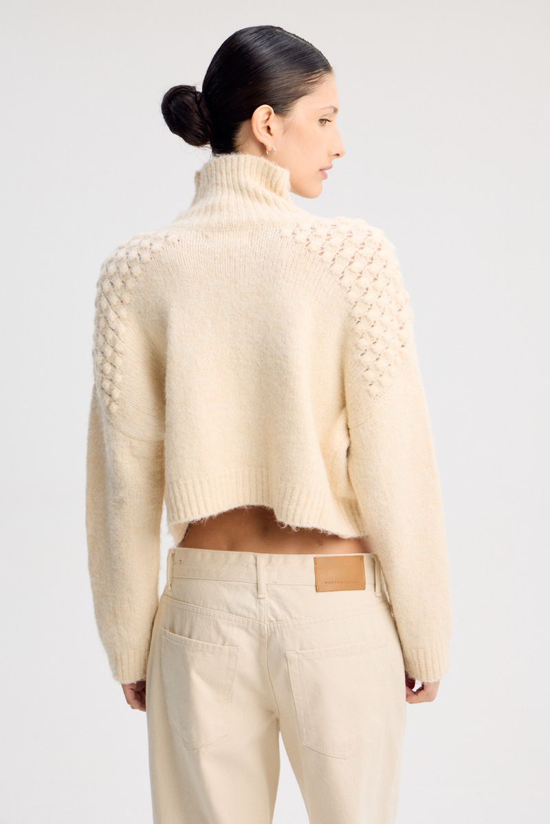 POLERA CROP SNOW