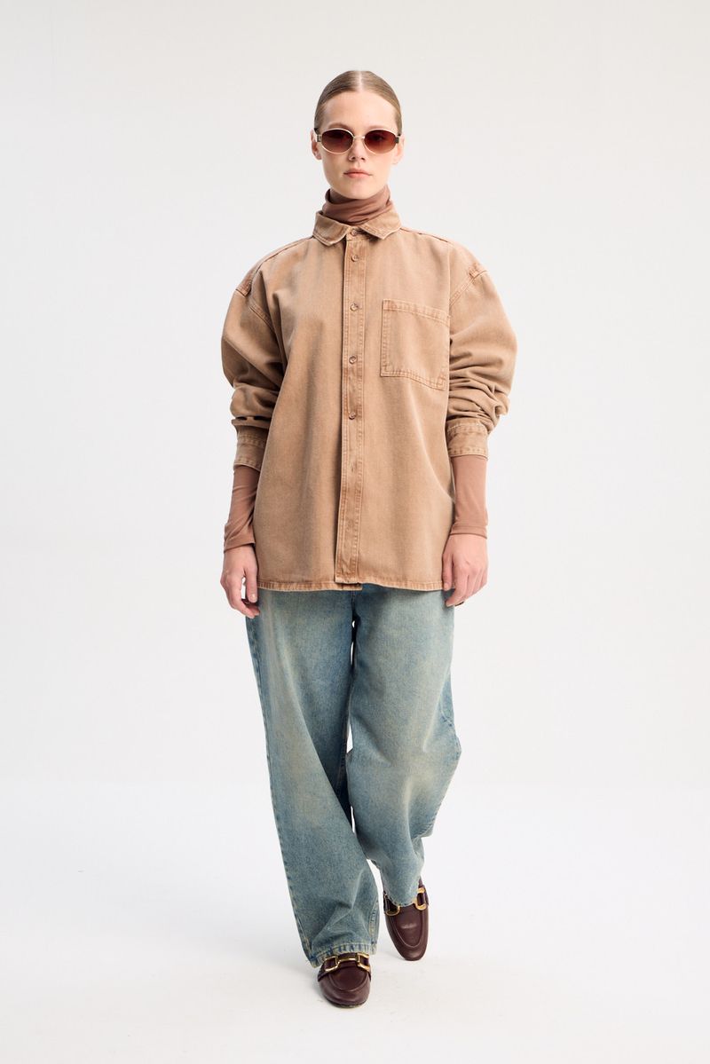 CAMISA OVER EARTHCOLORS