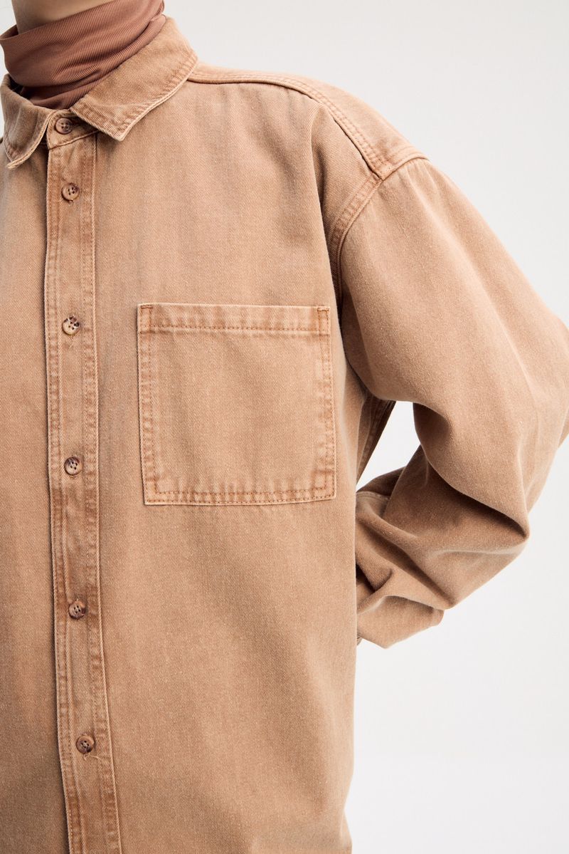 CAMISA OVER EARTHCOLORS