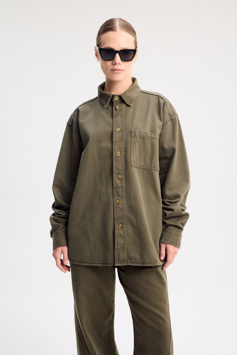 CAMISA OVER EARTHCOLORS
