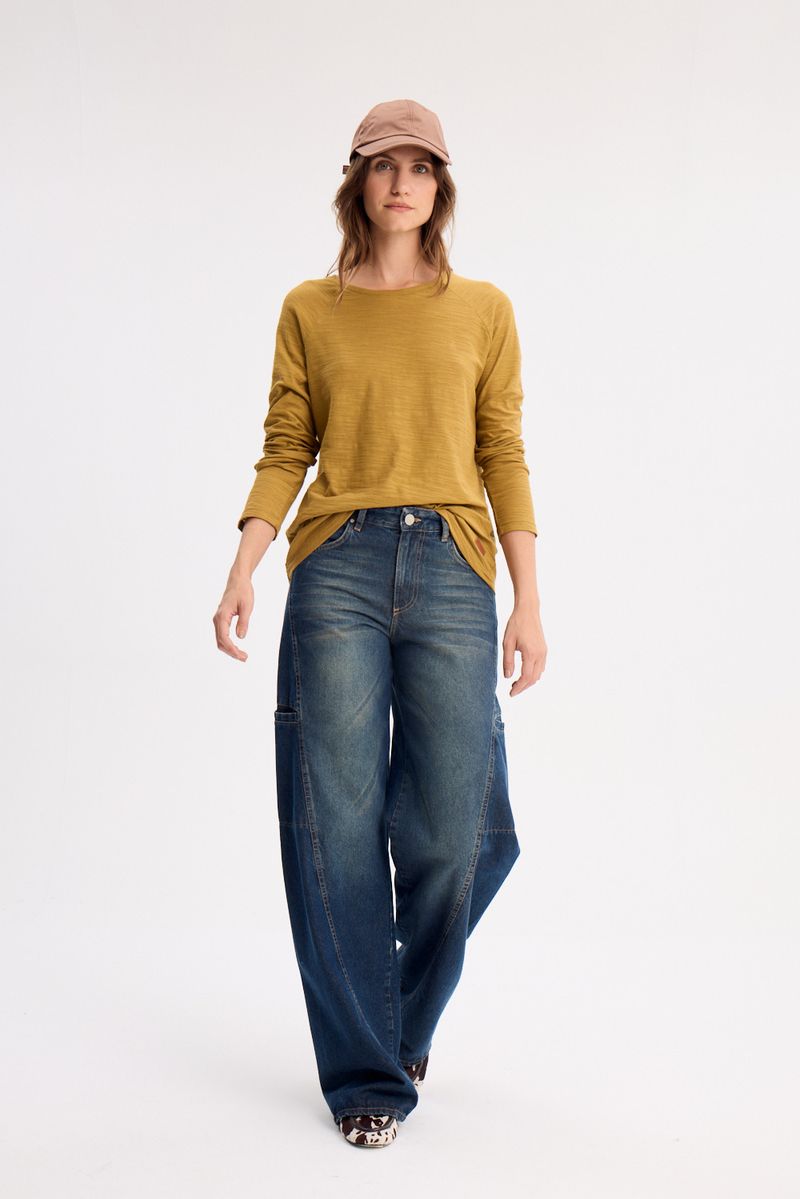REMERA FLAME WASHED