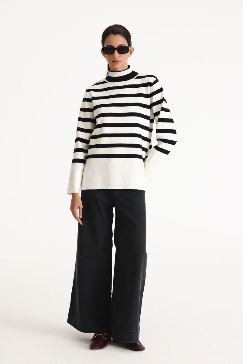 POLERA JACQUARD ALASKA
