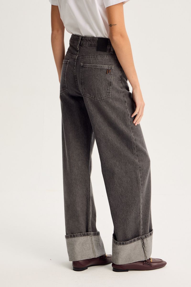 JEAN WIDE LEG MOSS