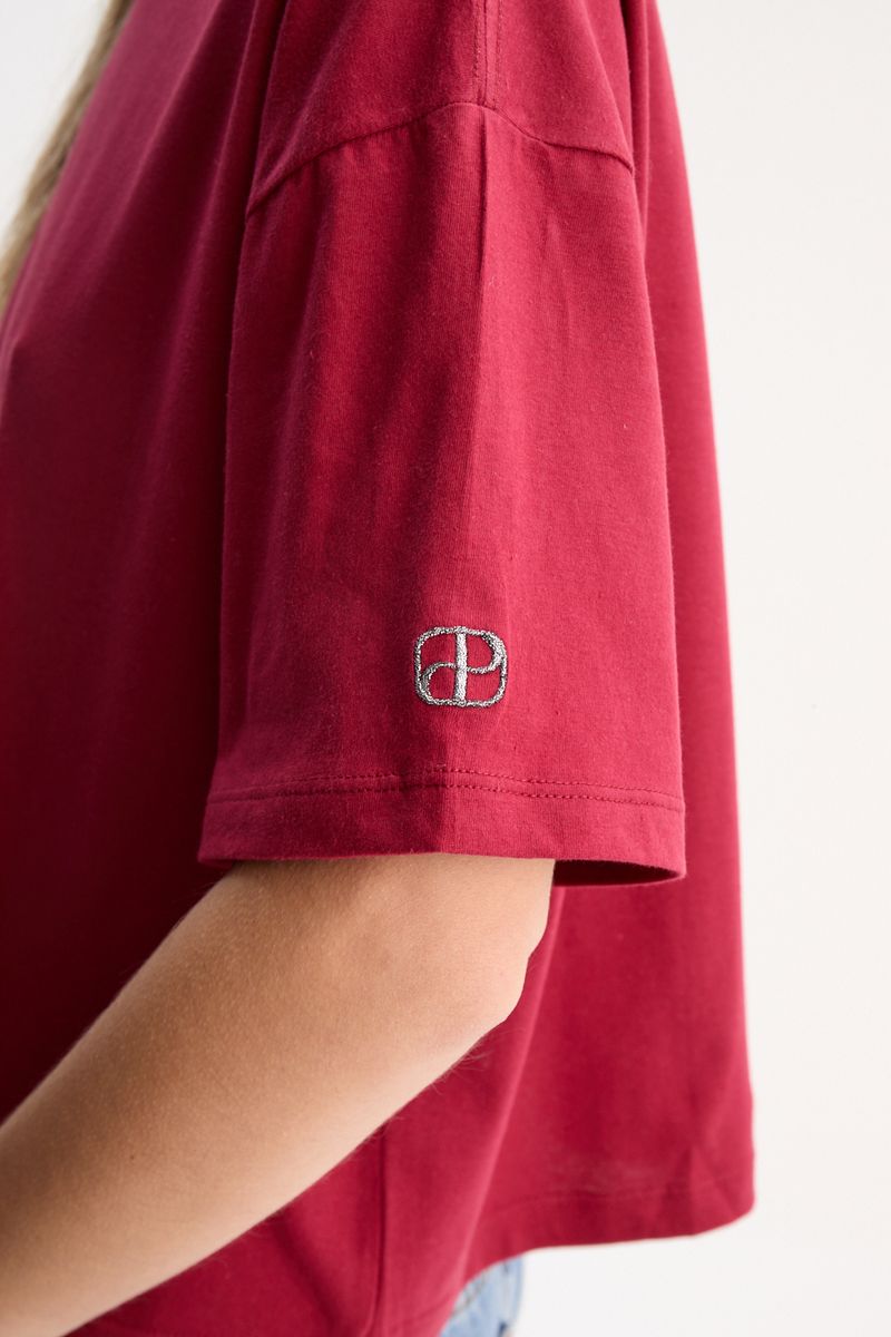 REMERA OVER LOGO