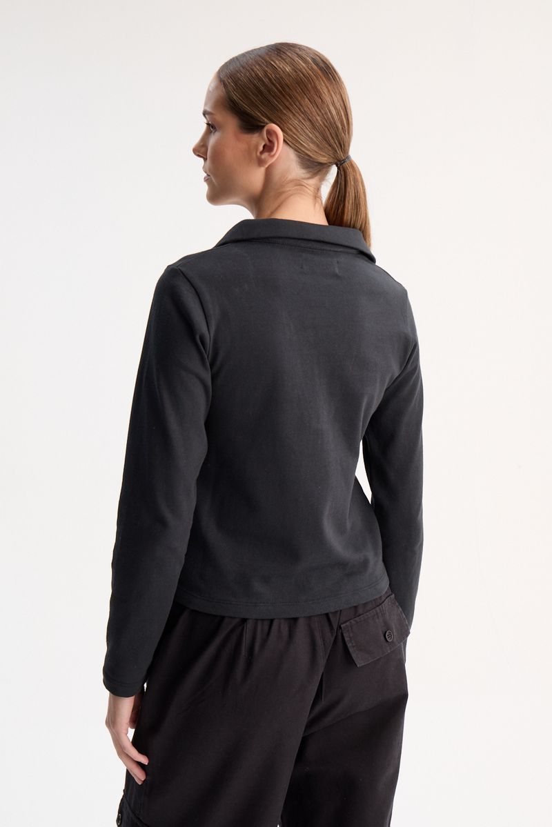 REMERA POLO ECRU