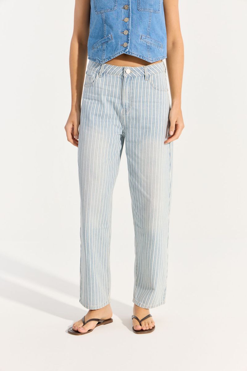 JEAN SKATER STRIPES AUSTIN
