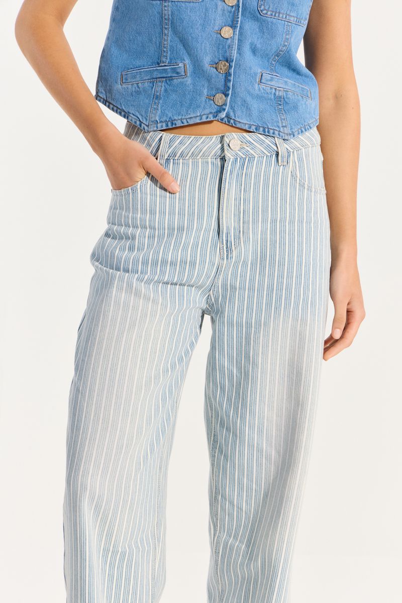 JEAN SKATER STRIPES AUSTIN