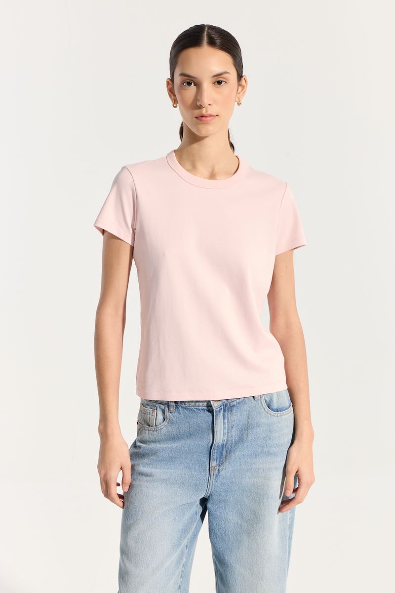 REMERA BASIC ESCOTE REDONDO