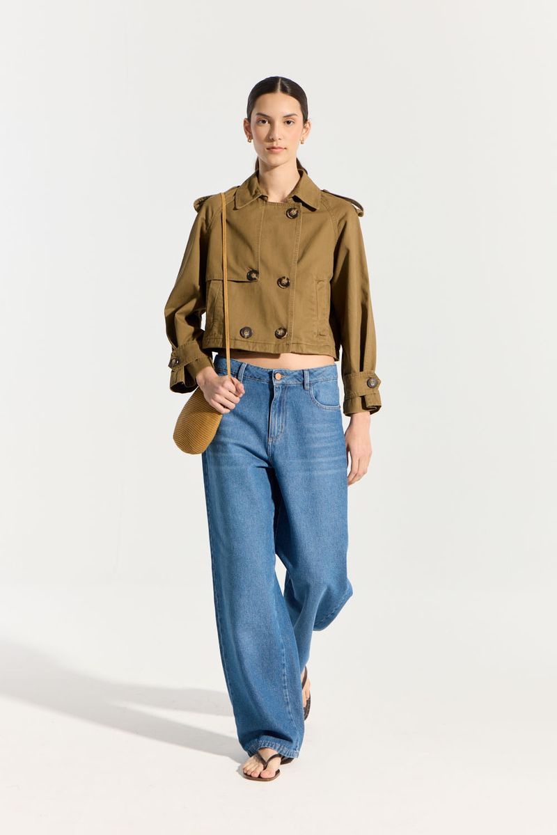 TRENCH CROP VINTAGE