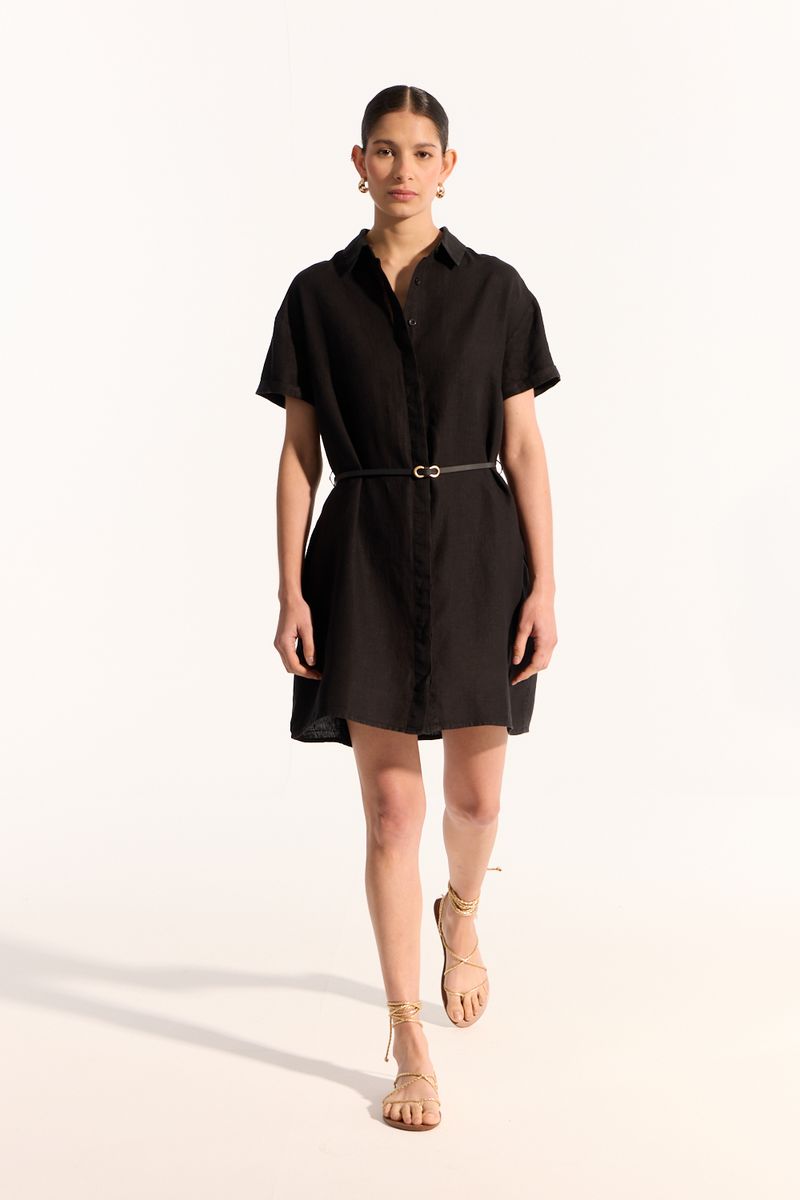 VESTIDO LINO CHEMISE TIJUCA