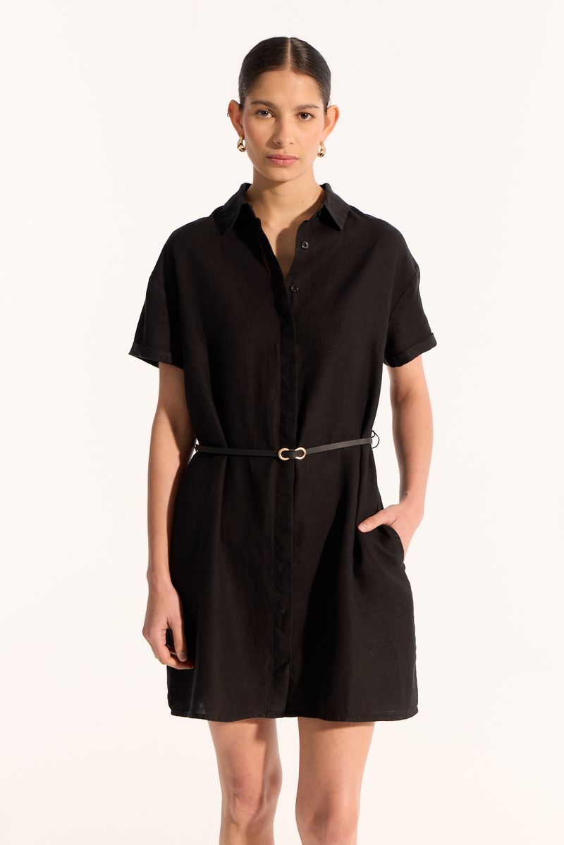 VESTIDO LINO CHEMISE TIJUCA
