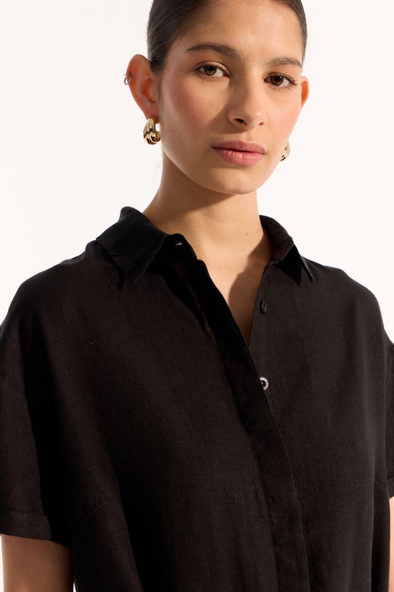 VESTIDO LINO CHEMISE TIJUCA