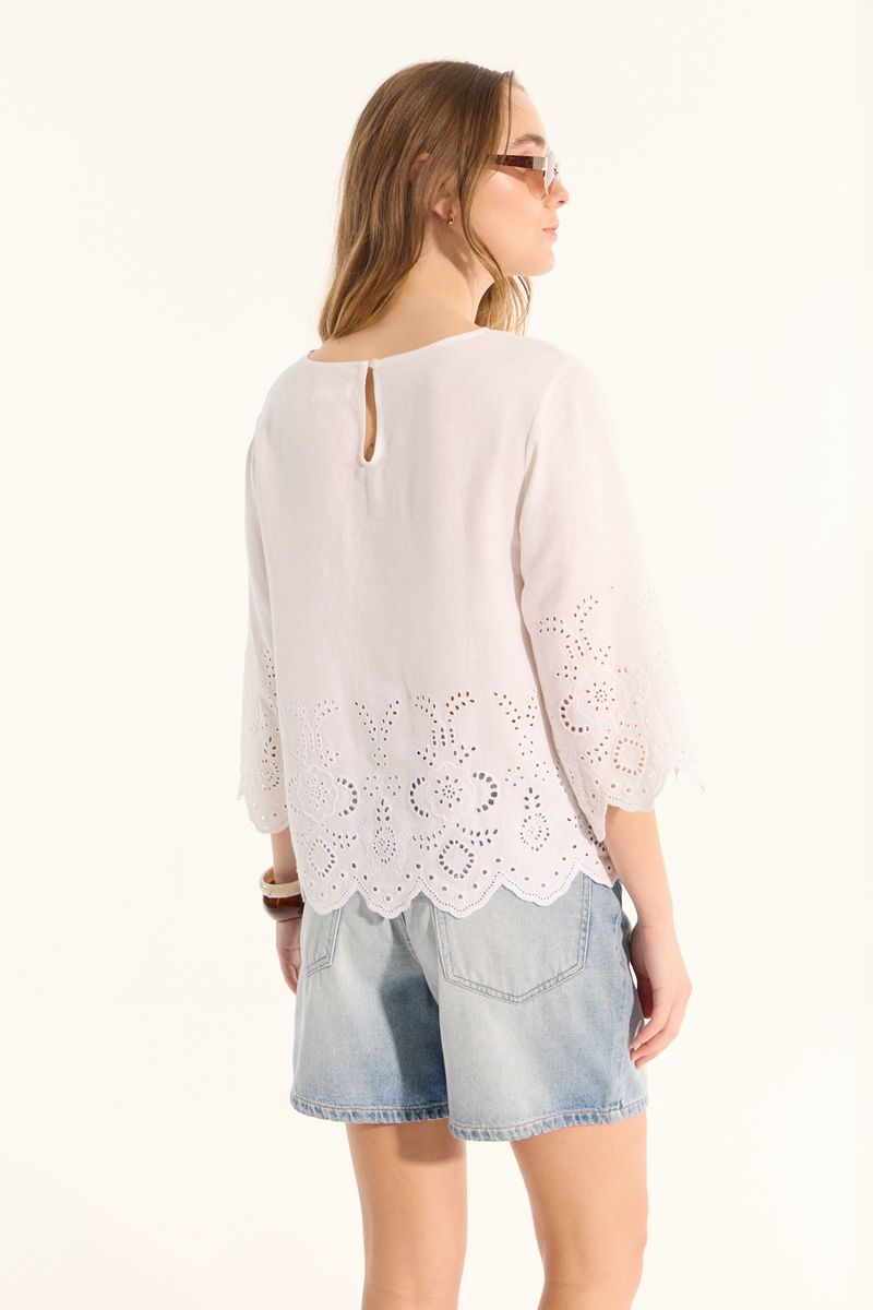CAMISA BORDADA MARYLAND