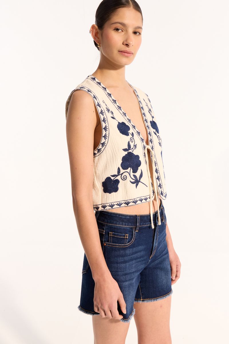CHALECO BORDADO BOHO