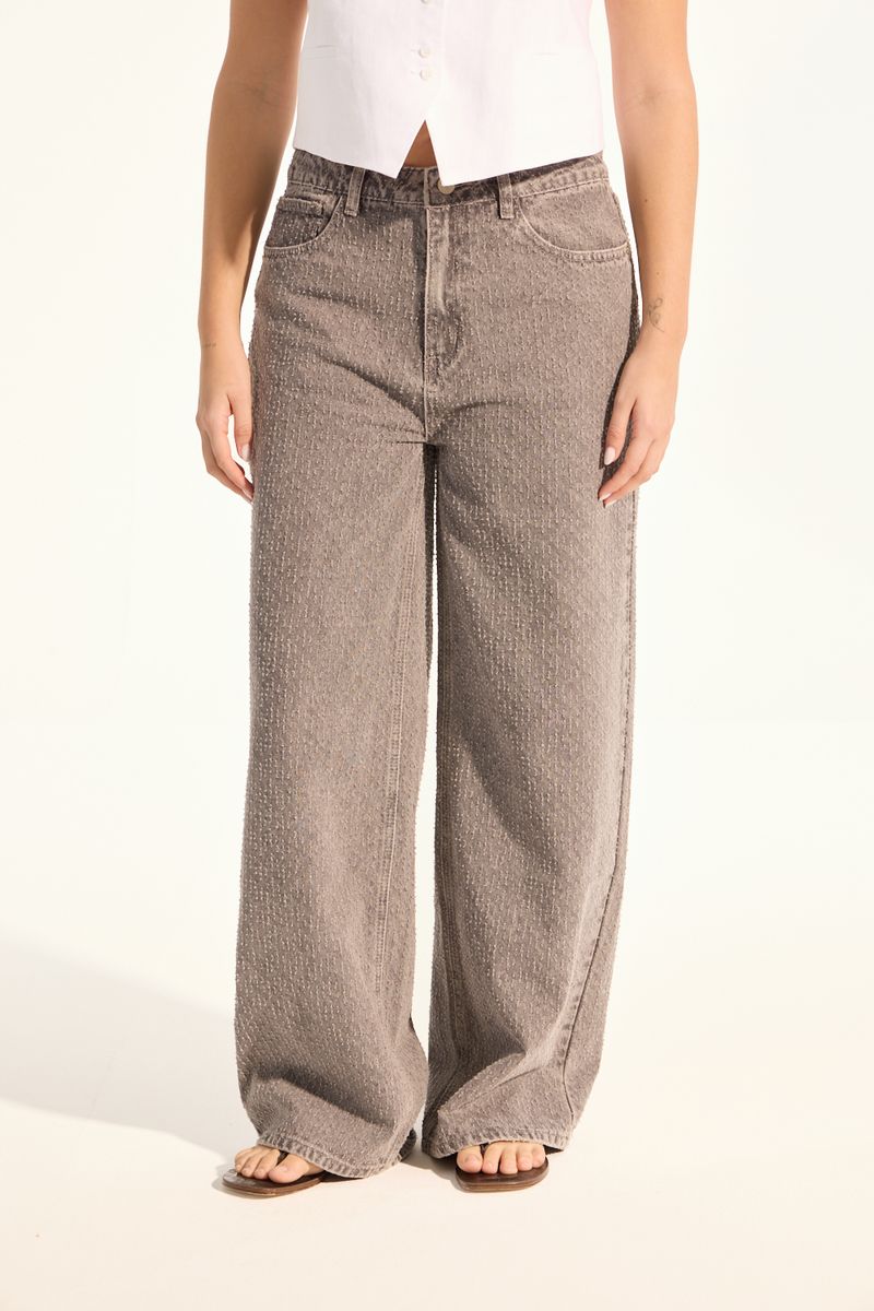 JEAN WIDE LEG OLIE
