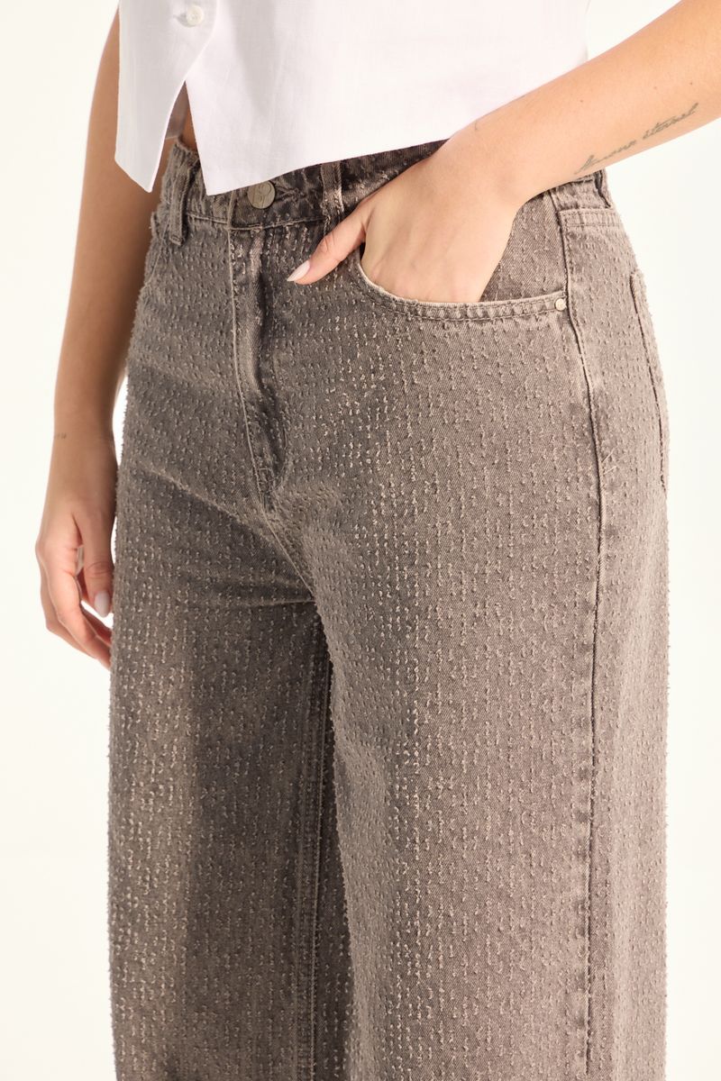 JEAN WIDE LEG OLIE