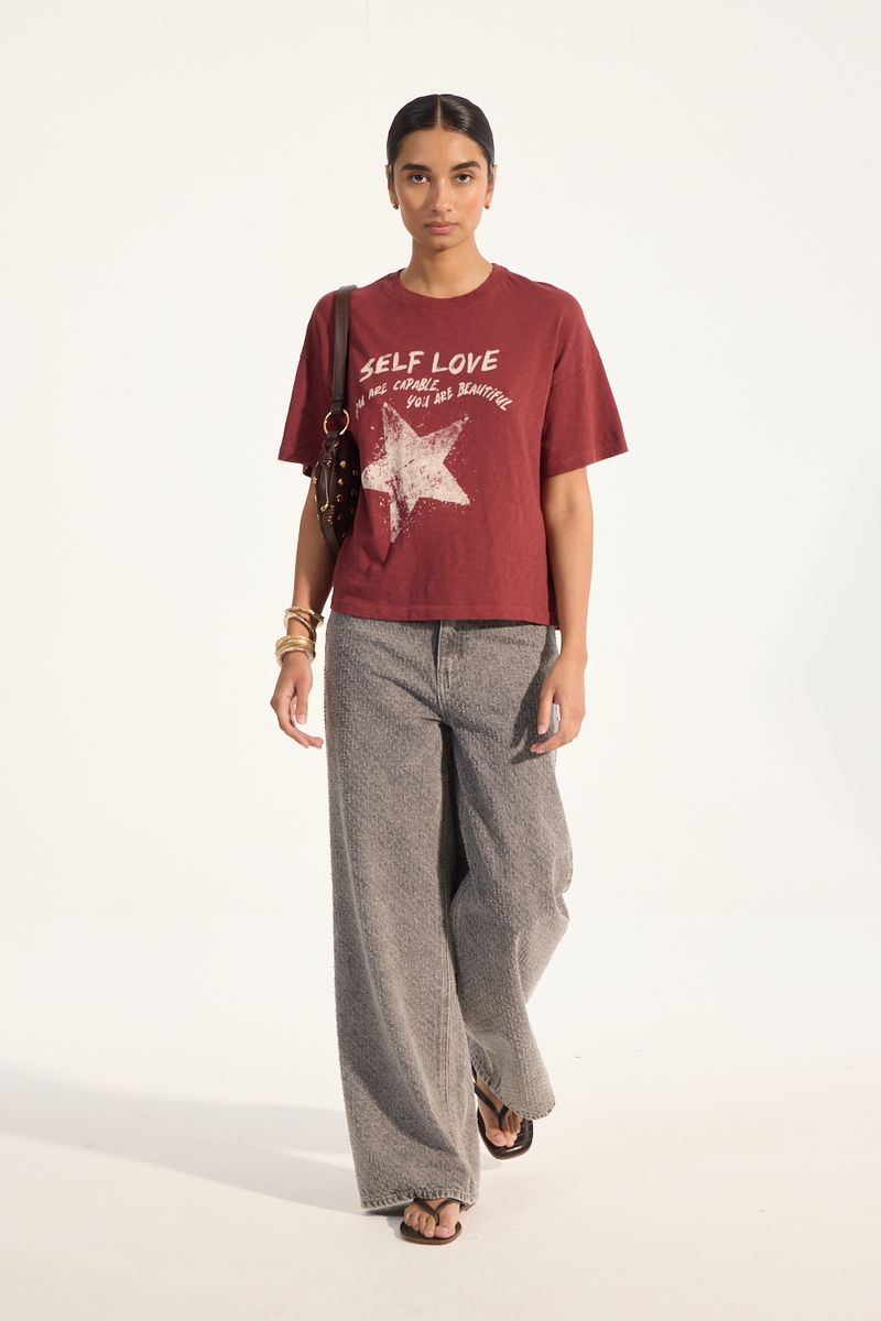 REMERA M-C FLAME WASHED HEART