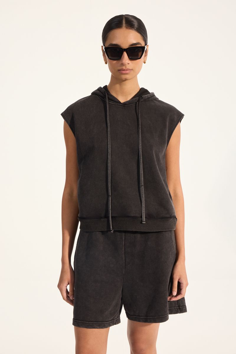 BUZO HOODIE S-MANGAS GARMENT